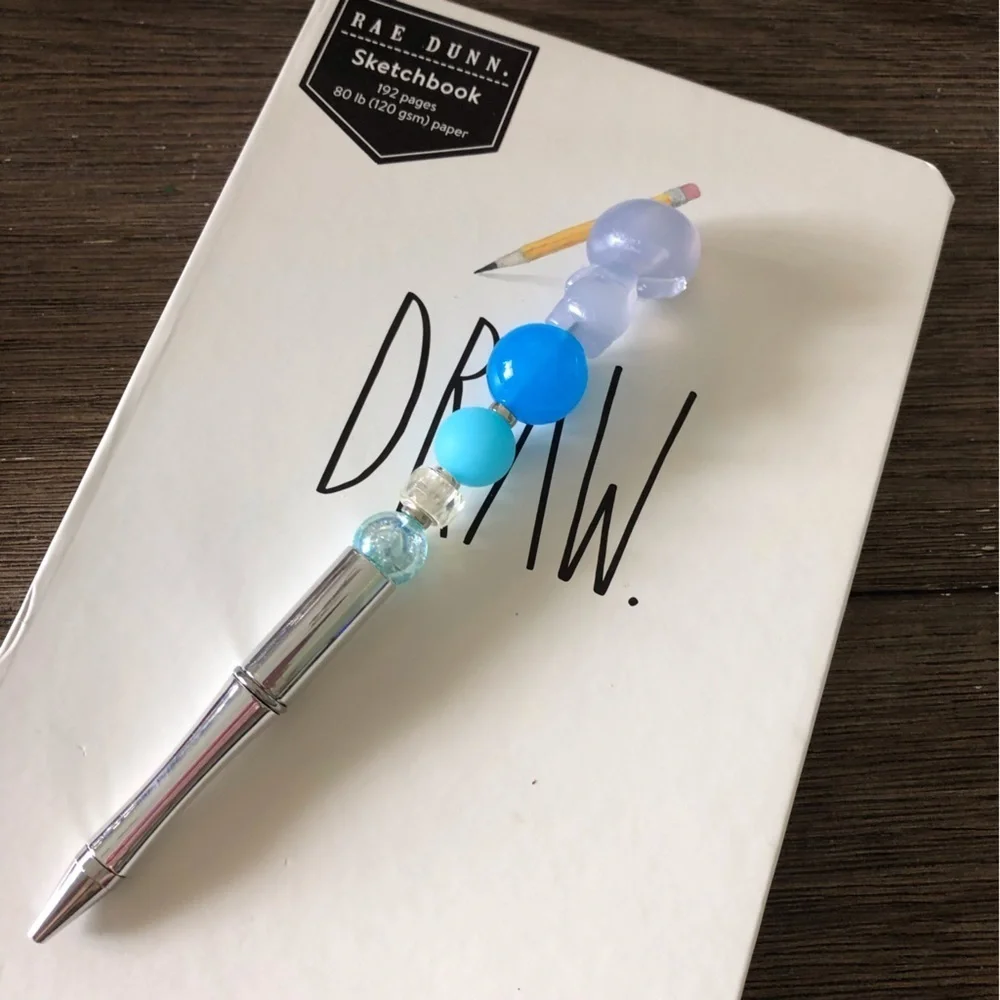 Disney Doorables: Big Hero 6: Baymax handmade beaded pen